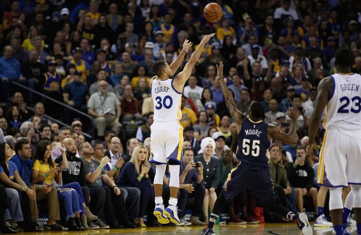 Curry Se Supera Y Anota 13 Triples La Mejor Marca De La Historia