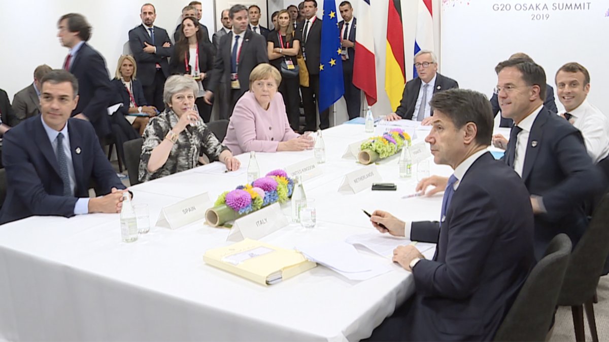 Reunión de los líderes europeos en el G20.