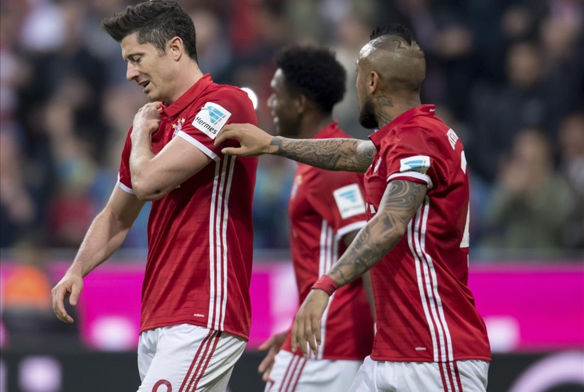 Lewandowski, baja ante el Madrid