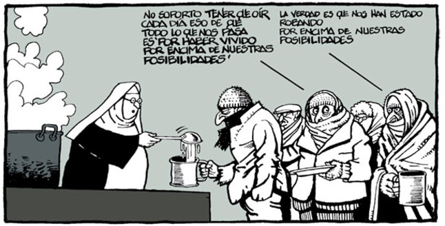 Viñeta de Ferreres en El Periódico (8.02.2012)