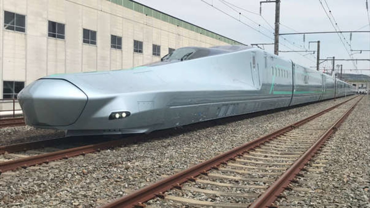 El nuevo modelo de tren bala de Japón alcanzó los 382 km/h
