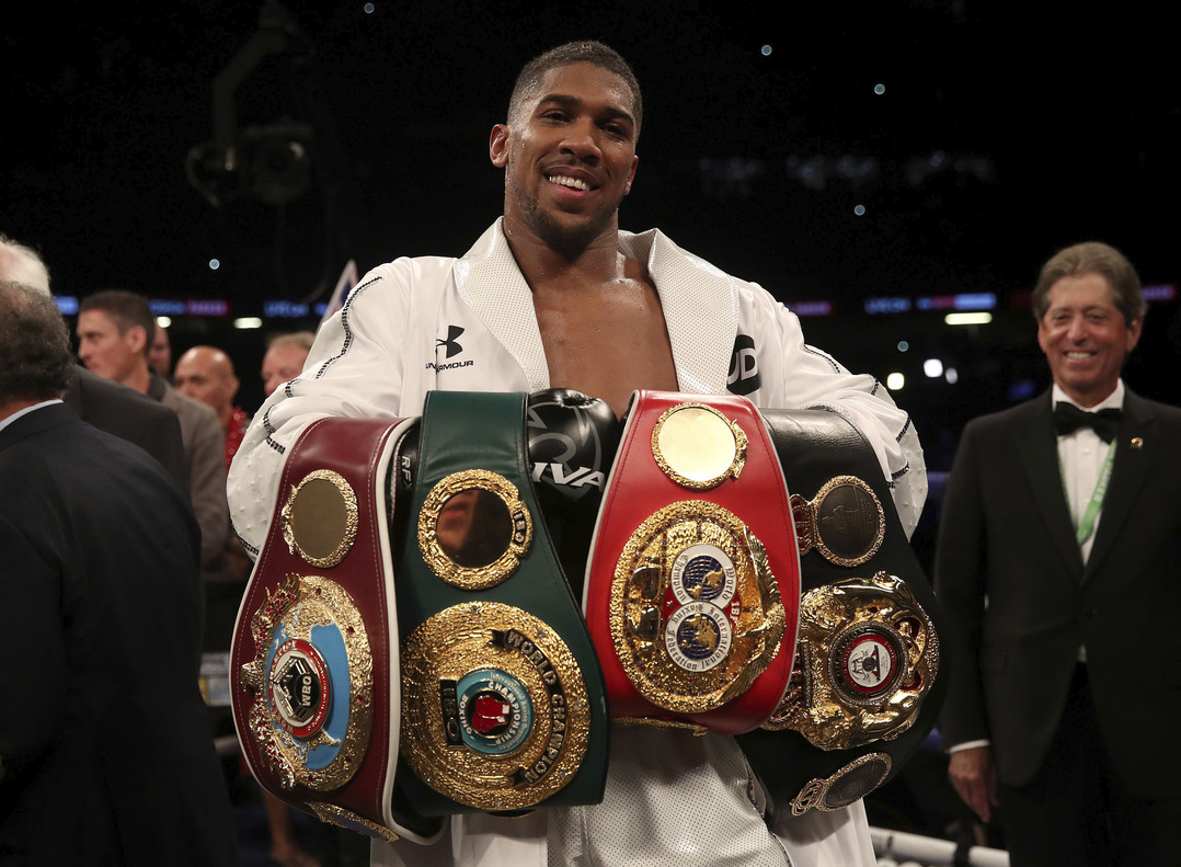 Anthony Joshua, nuevo rey de los pesos pesados, de la ...