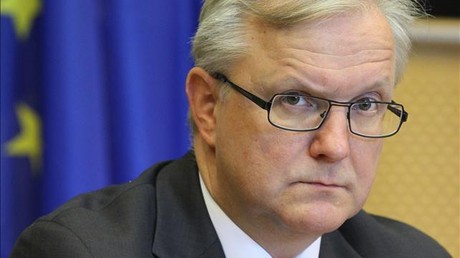 Olli Rehn, este jueves.