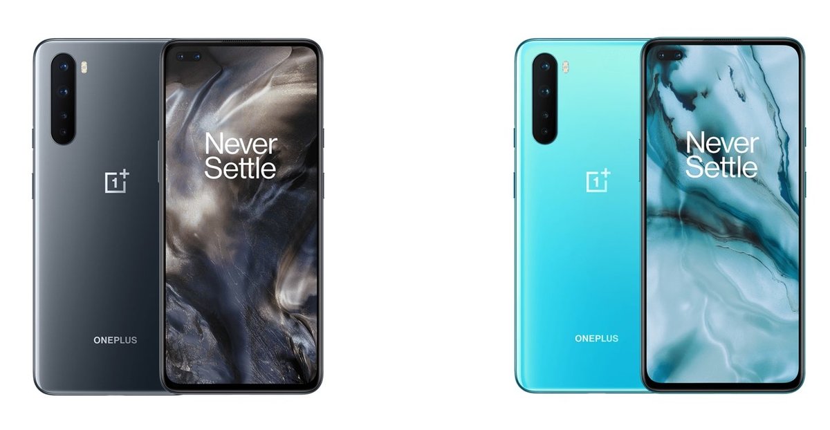 OnePlus Nord en sus dos versiones de color.