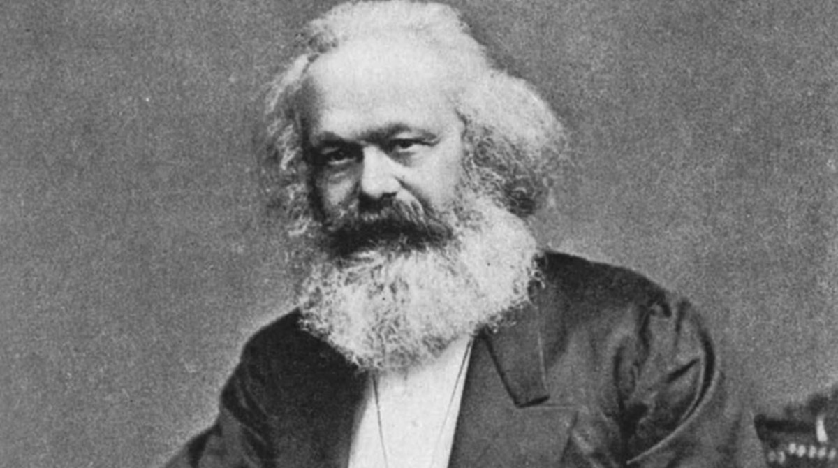 El pensador alemán Karl Marx (1818-1883).