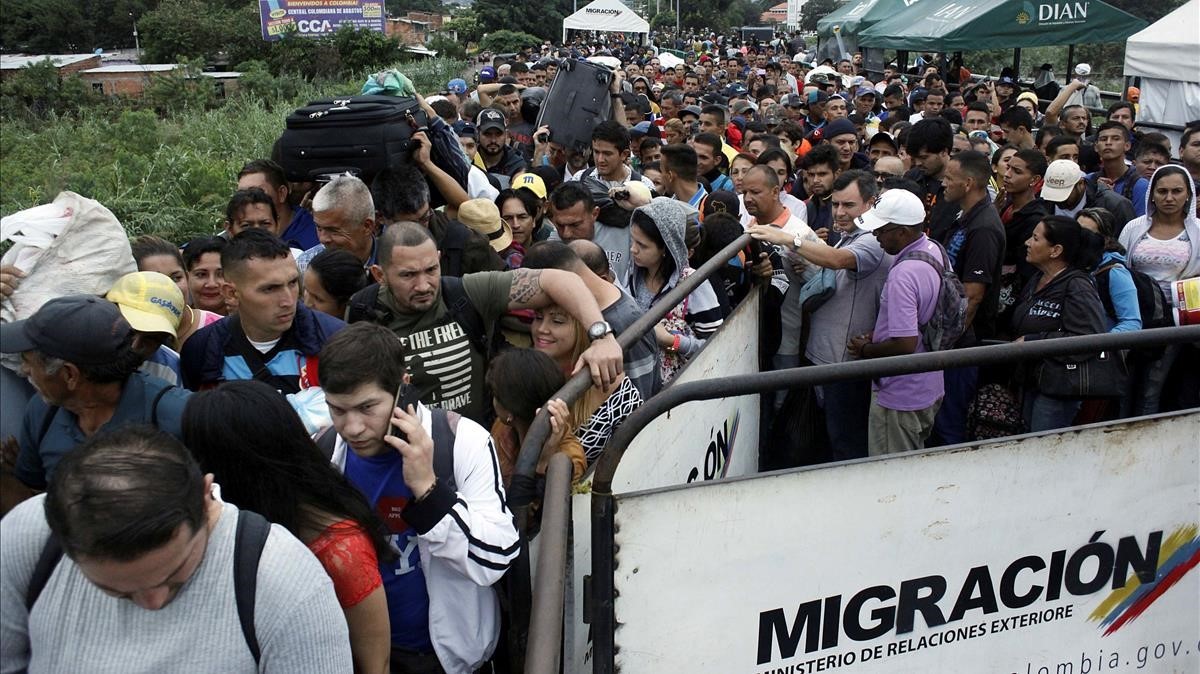 Resultado de imagen para migrantes venezolanos en colombia