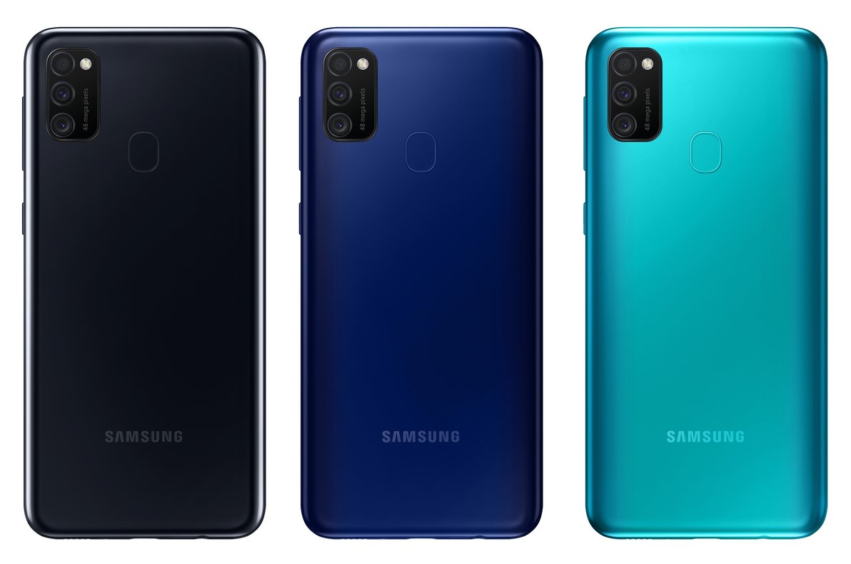 Samsung M21, colores.