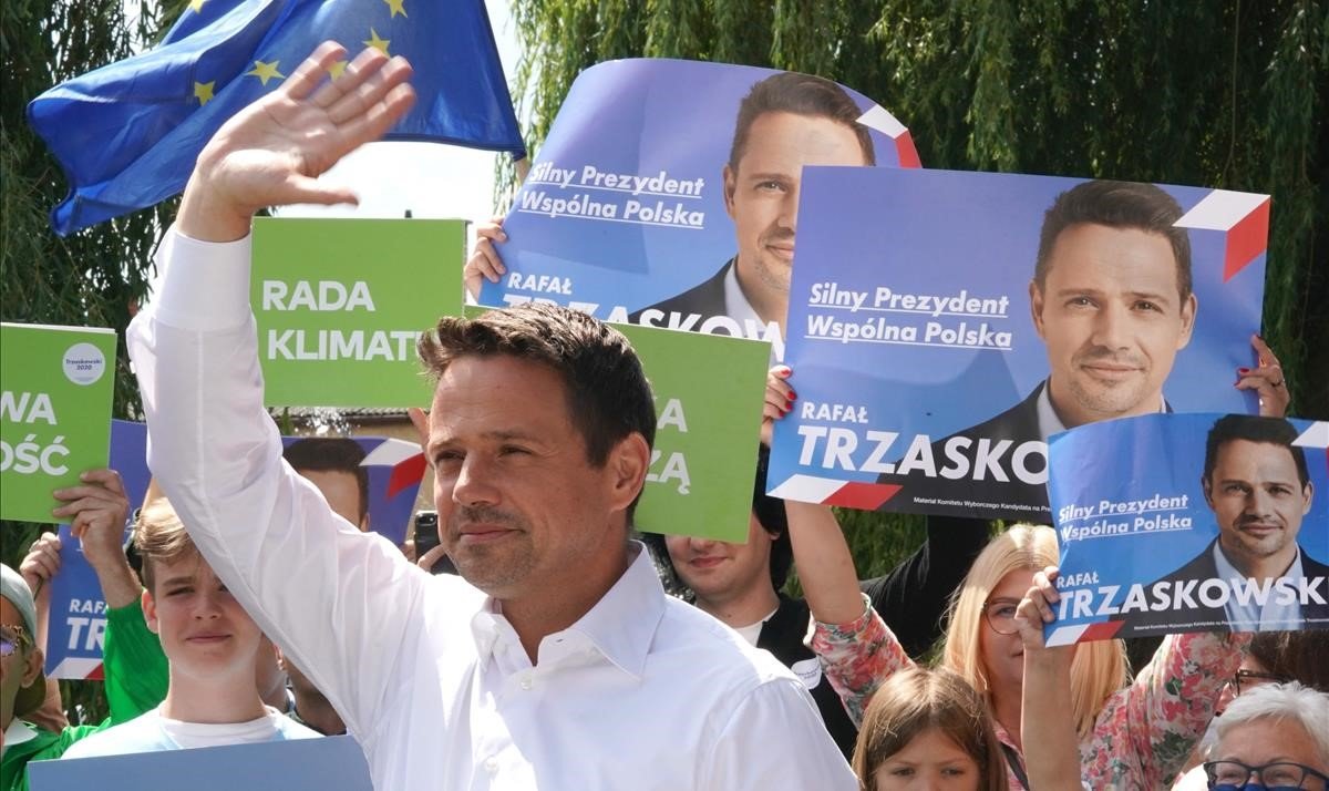 El candidato de Plataforma Cívica, Rafal Trzaskowski. 