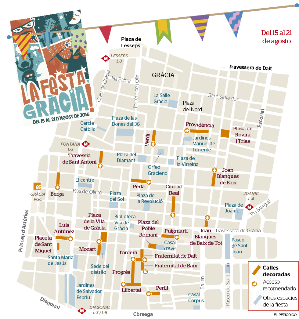 Mapa de las fiestas de Grcia 2016